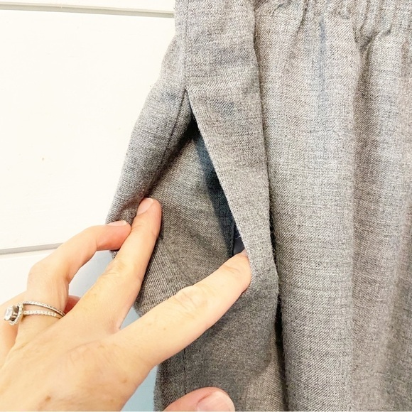 J.Crew | Gray Wool Blend Mini Skirt Size 00 - Picture 2 of 8